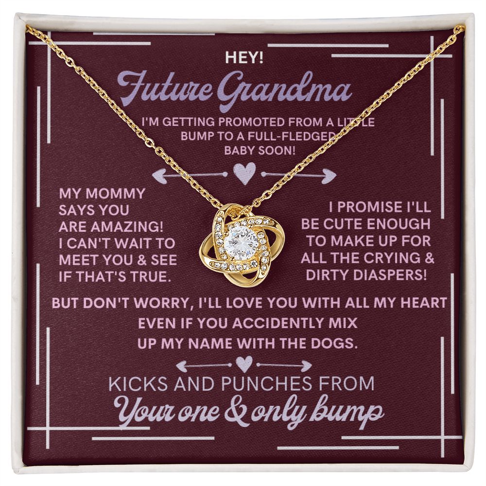 To My Future Grandma, from a little bump.