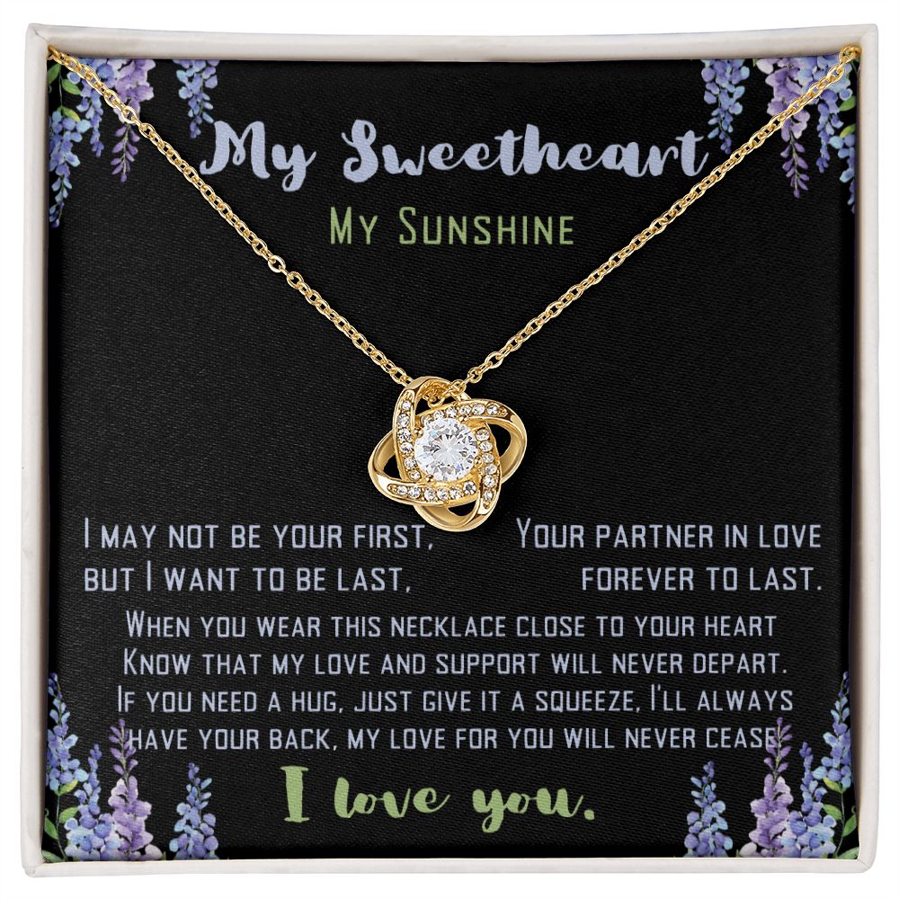 To My Sunshine, My Wife or Girlfriend.