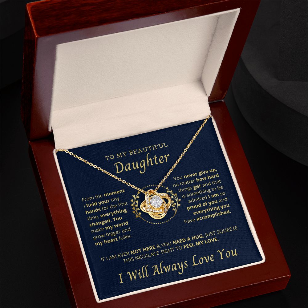 To My beautiful Daughter- Necklace Gift