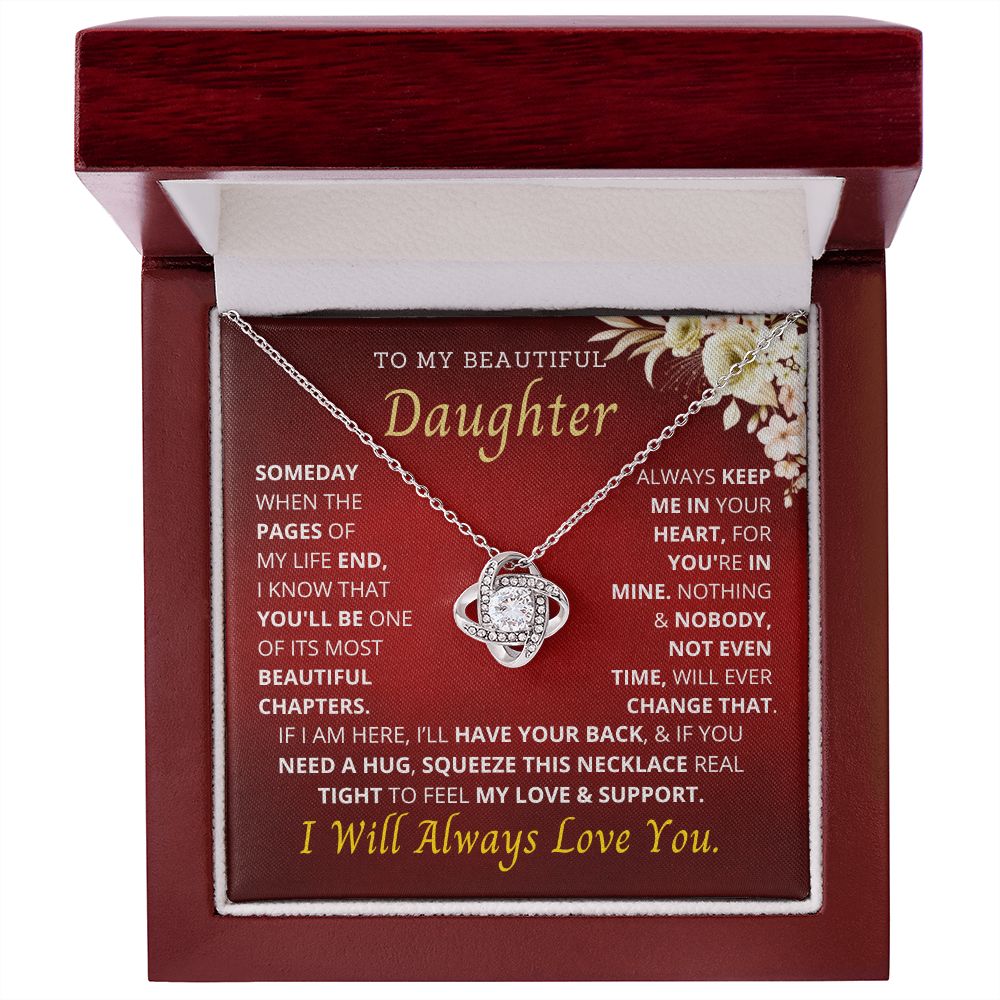 To my beautiful daughter.