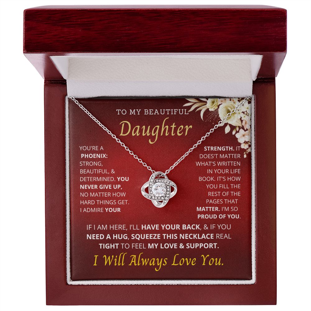 To my beautiful daughter.