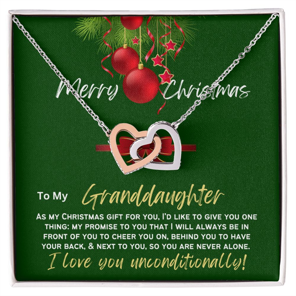To my pretty granddaughter my gift for Christmas