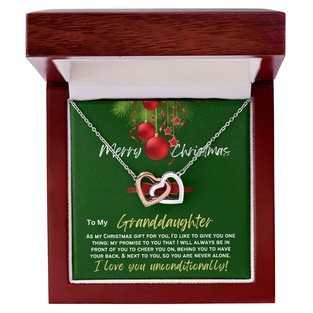 To my pretty granddaughter my gift for Christmas