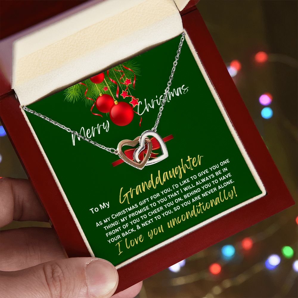 To my pretty granddaughter my gift for Christmas