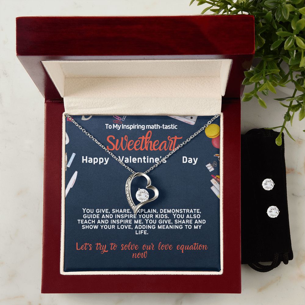 For My Math-tastic Wife or Girlfriend on Valentine's Day.