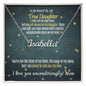 To my bonus but true daughter.