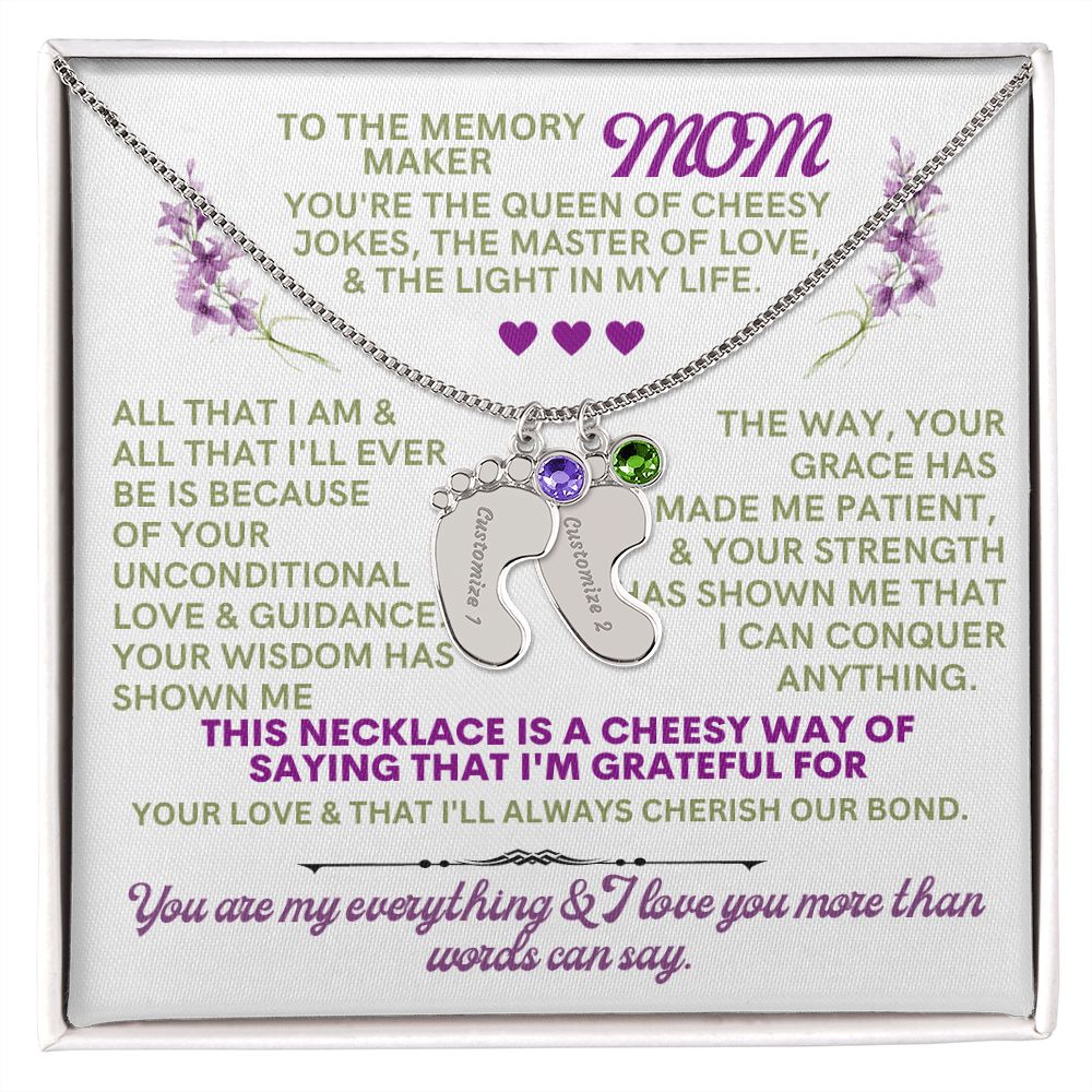 To my mom to thank her for everything.
