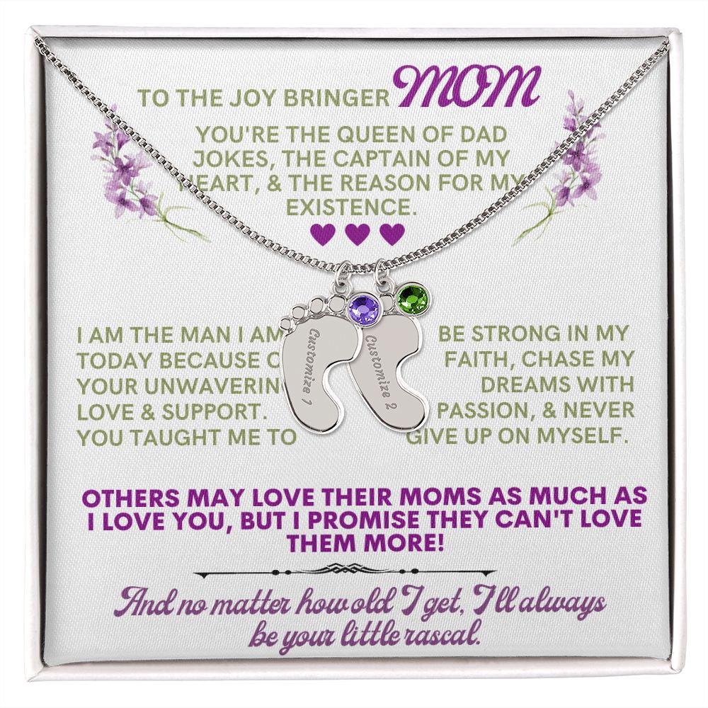 To my mom to thank her for everything.