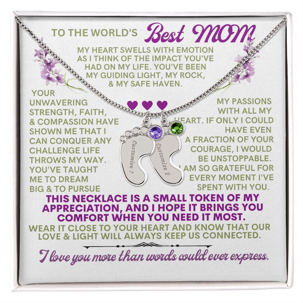 To my mom to thank her for everything.