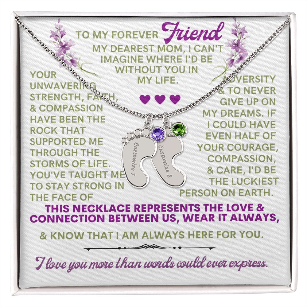 To my mom to thank her for everything.