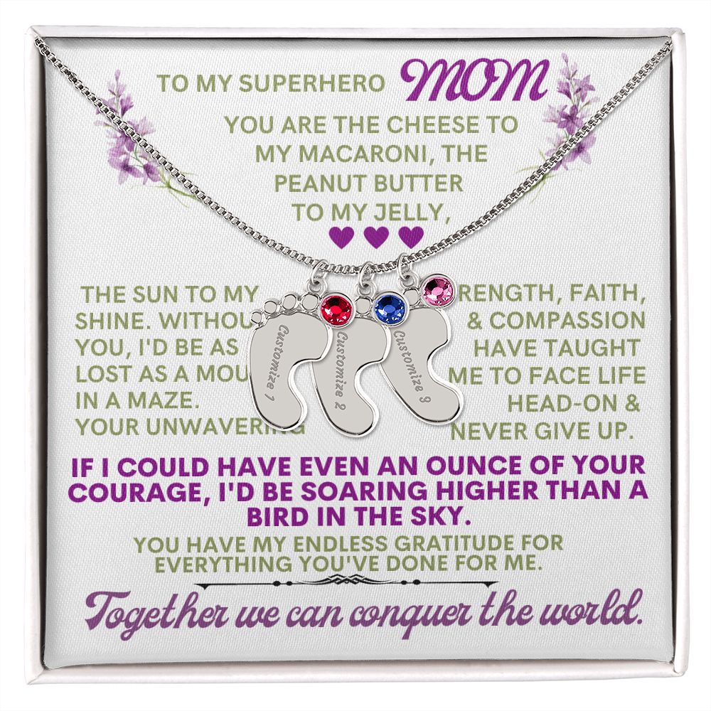 To my mom to thank her for everything.