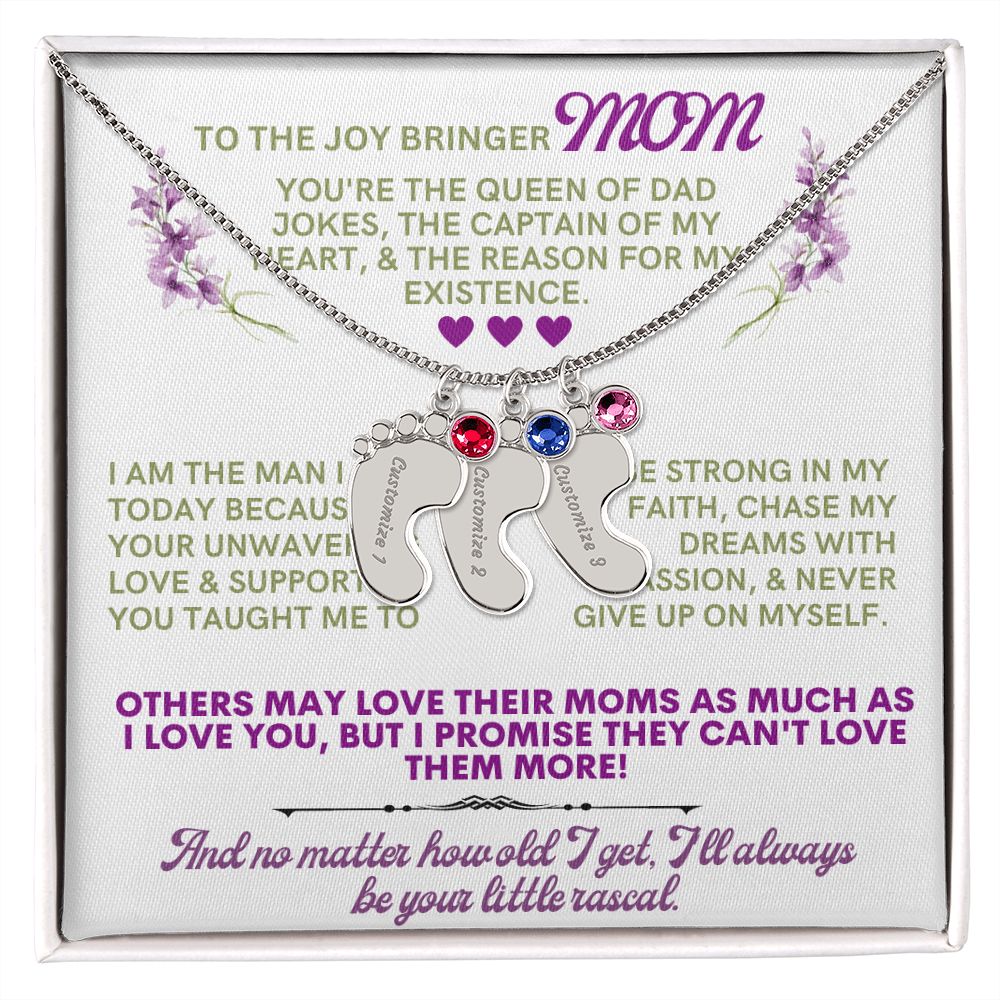 To my mom to thank her for everything.