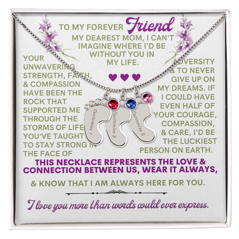 To my mom to thank her for everything.