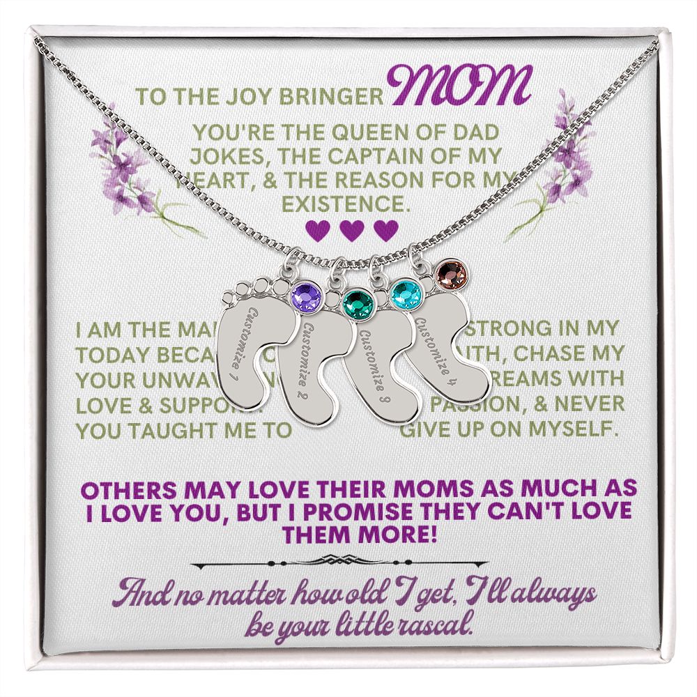 To my mom to thank her for everything.
