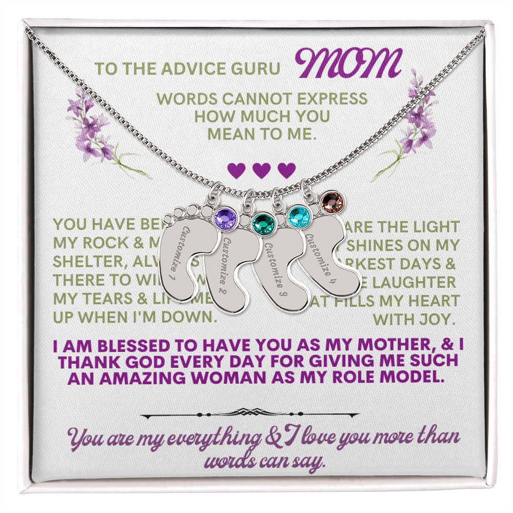 To my mom to thank her for everything.