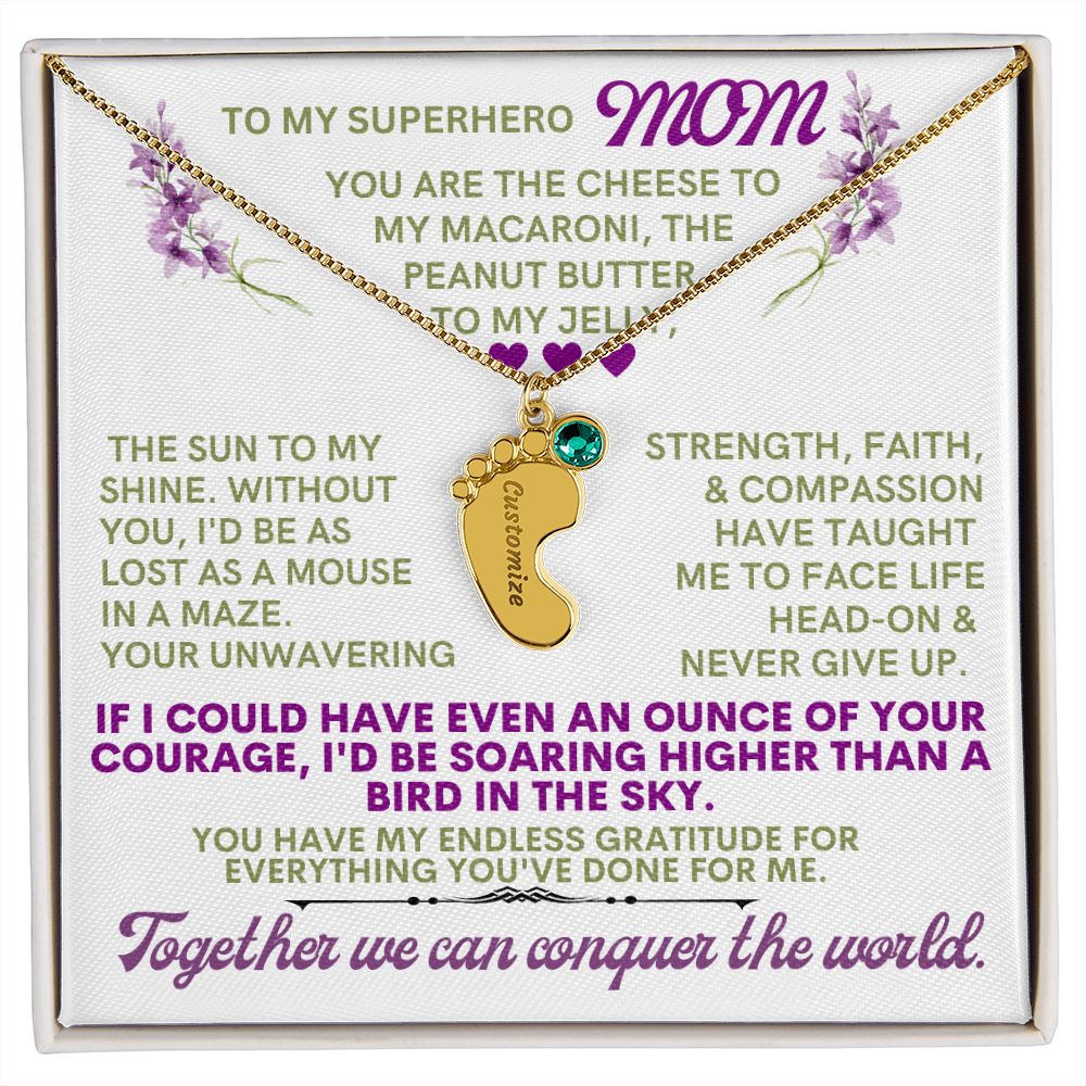 To my mom to thank her for everything.