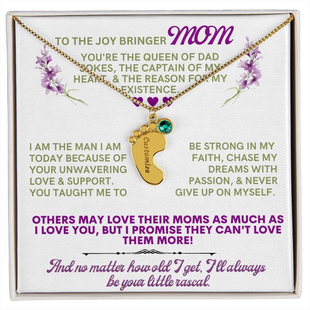 To my mom to thank her for everything.