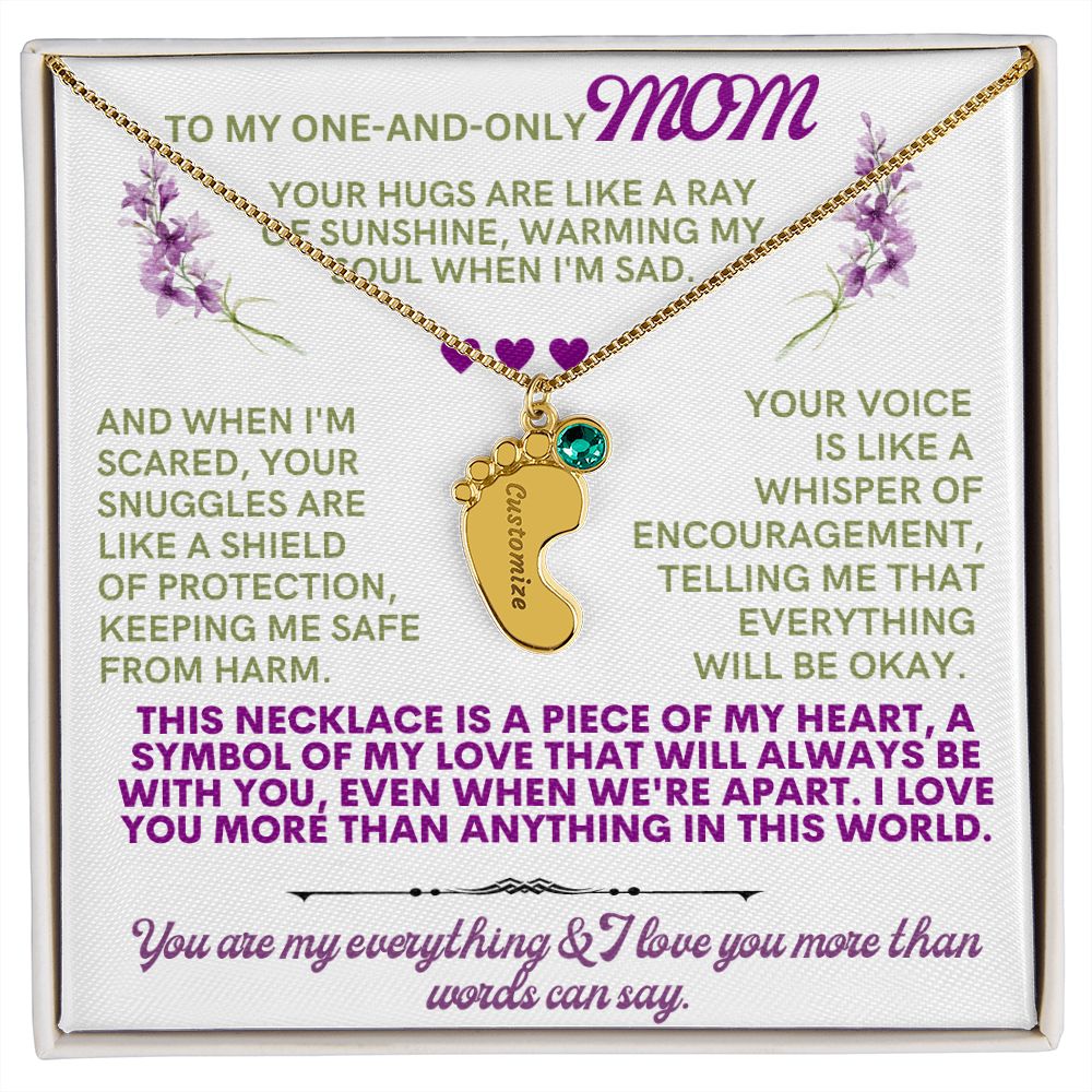 To my mom to thank her for everything.