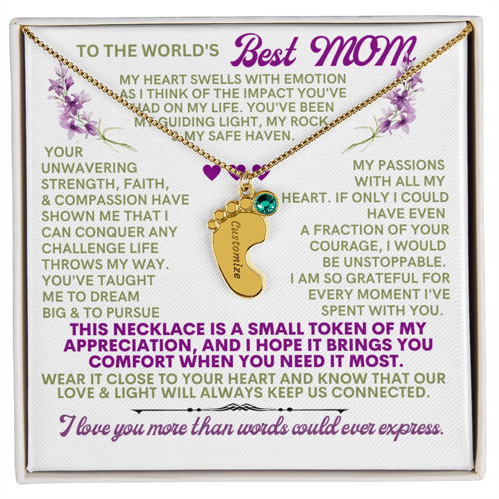 To my mom to thank her for everything.