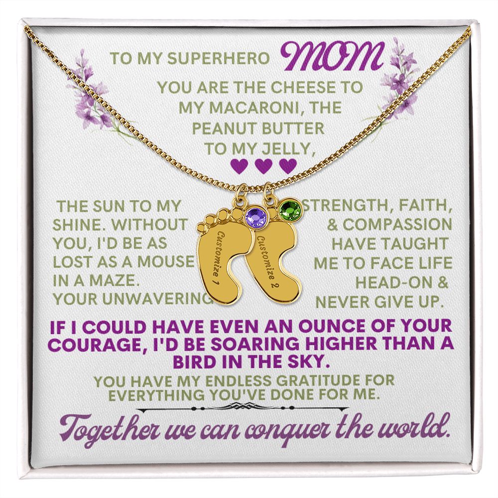 To my mom to thank her for everything.