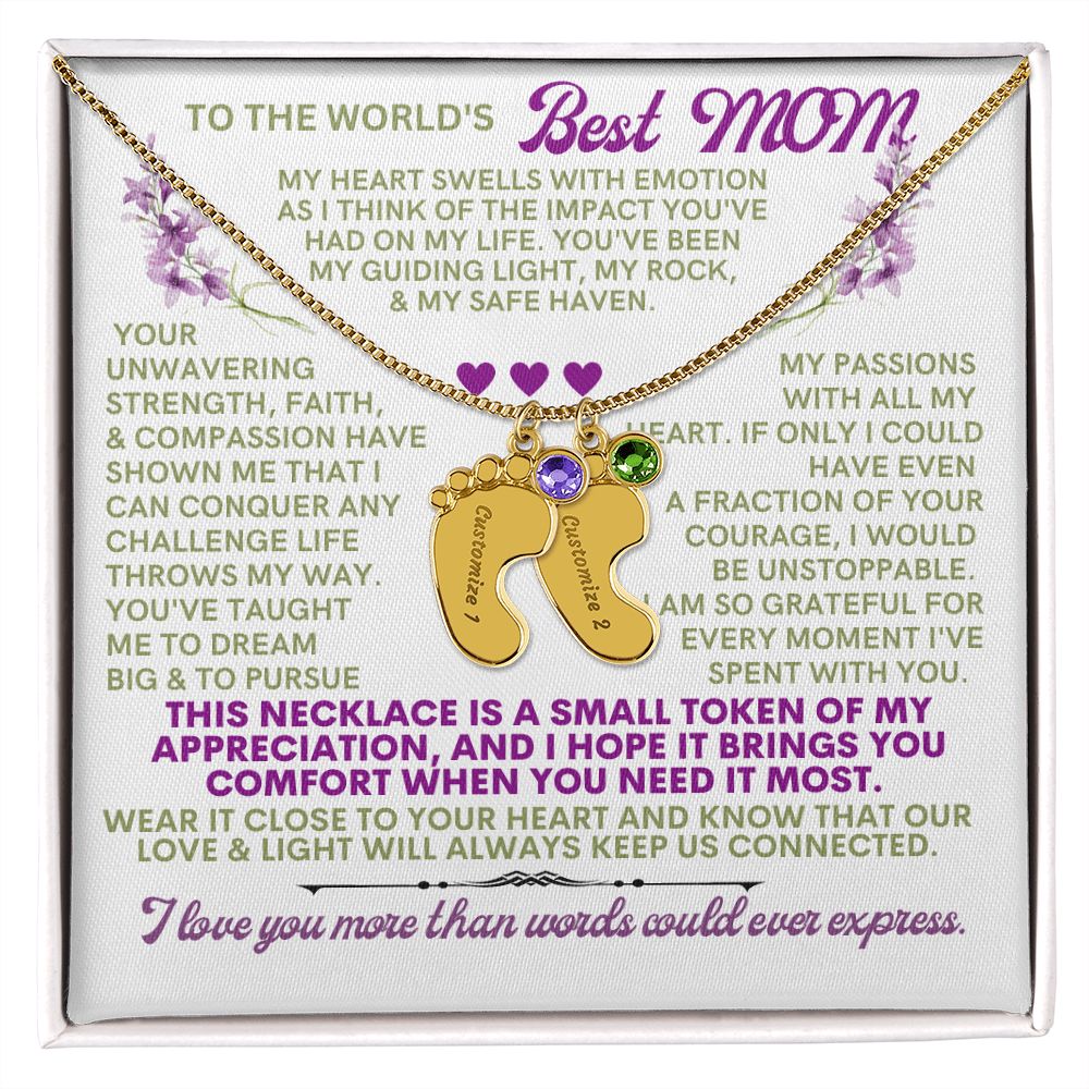 To my mom to thank her for everything.