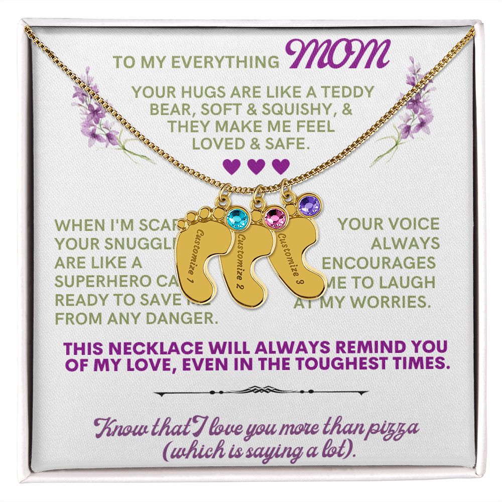 To my mom to thank her for everything.