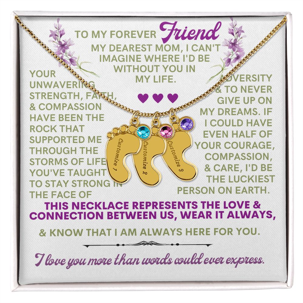 To my mom to thank her for everything.