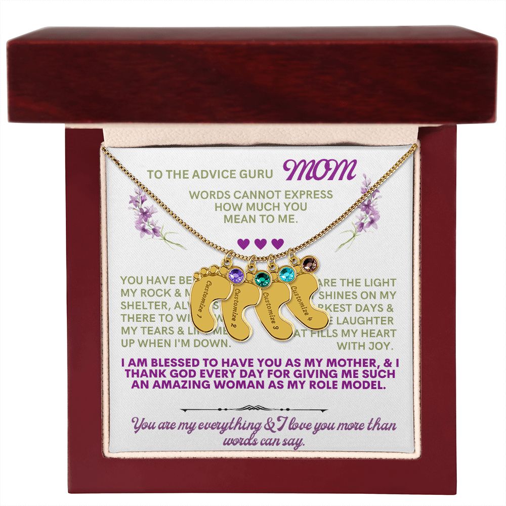 To my mom to thank her for everything.