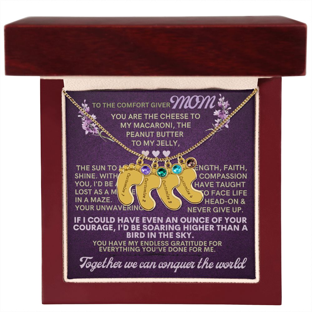 To my mom to thank her for everything.