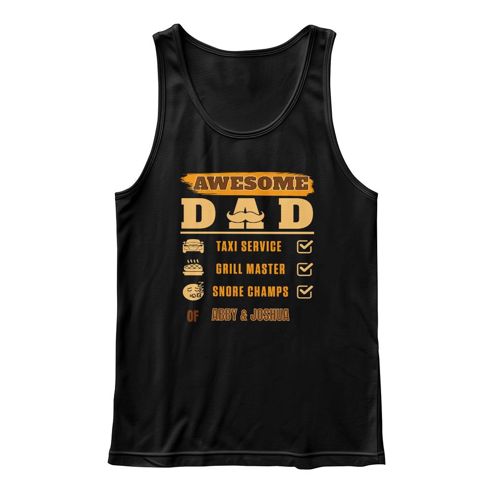 CUSTOM Unisex Pullover Hoodie Tank Top AND TSHIRT for Dad