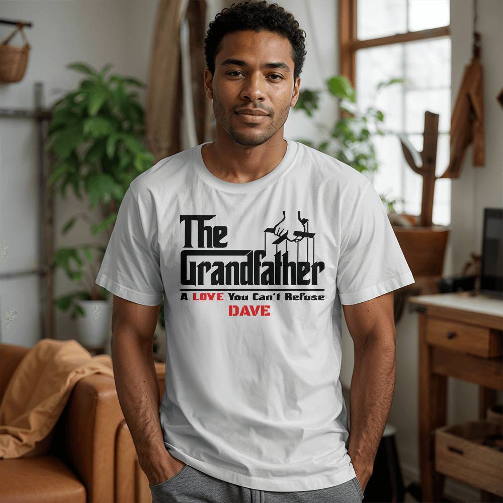 CUSTOM Unisex Love T-Shirt For Grandfather