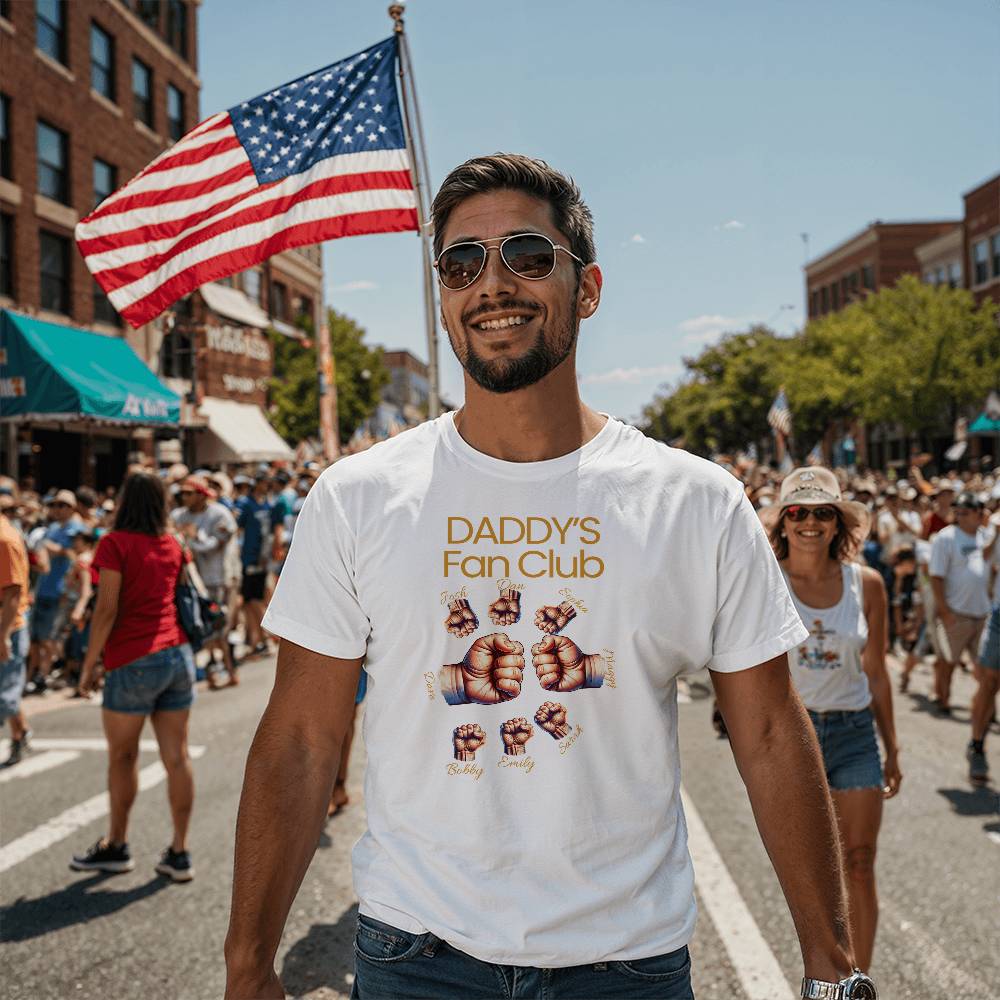 Daddy's Fan Club Family Bundle Crewneck Tees