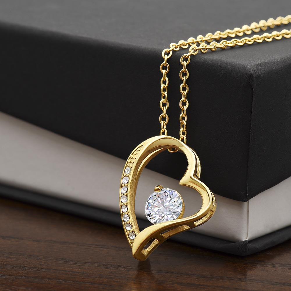 Dancing in the Rain Necklace for Daughter from Dad, Forever Love Necklace