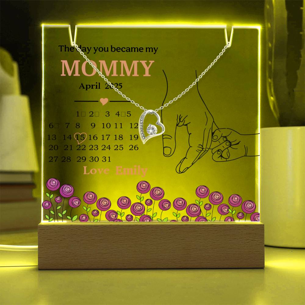 A Custom Acrylic Bundle for a New Mom