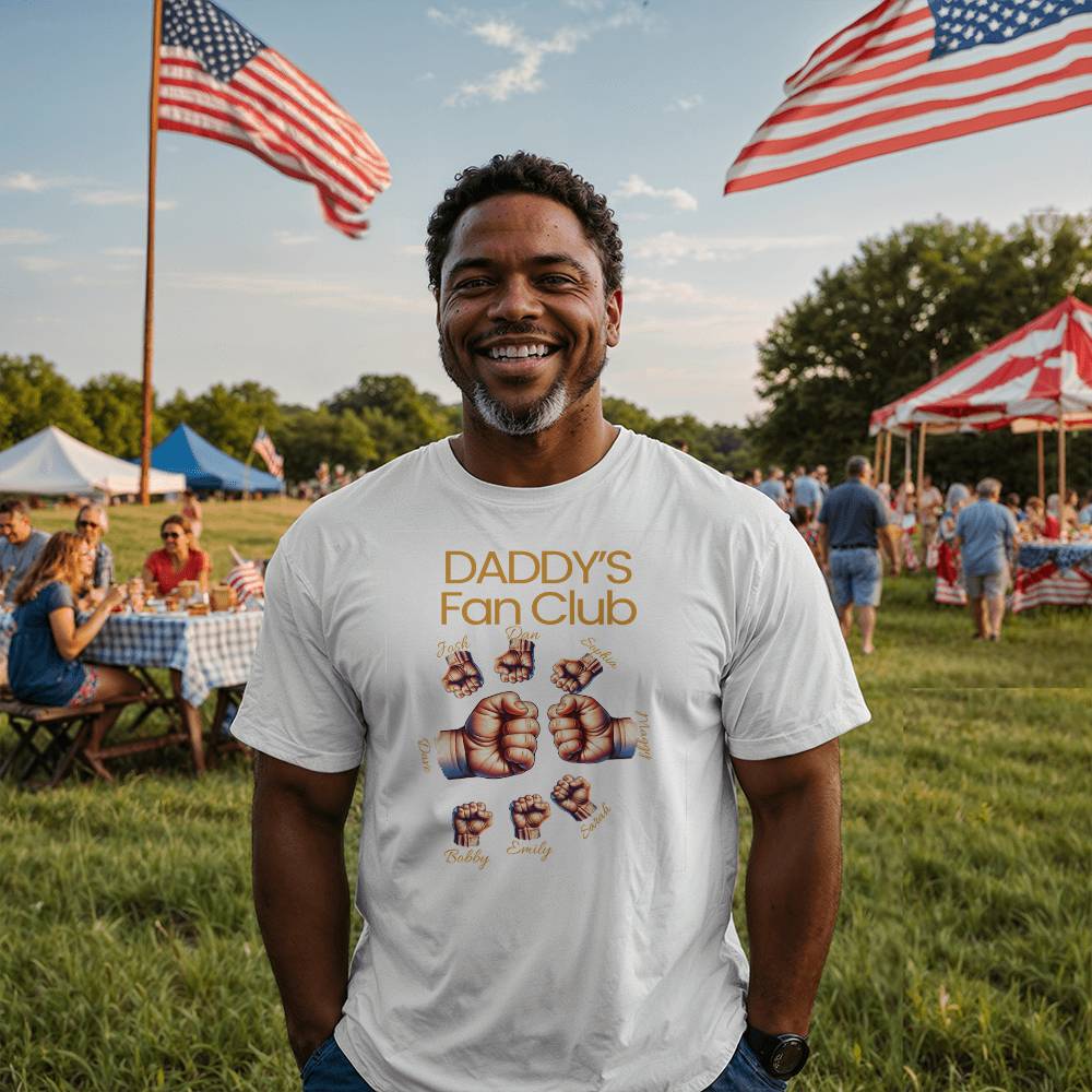 Daddy's Fan Club Family Bundle Crewneck Tees