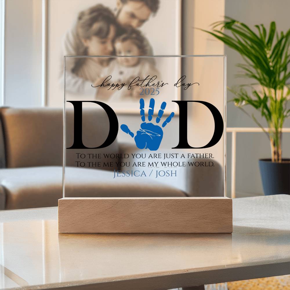 An Acrylic Plaque for Dad