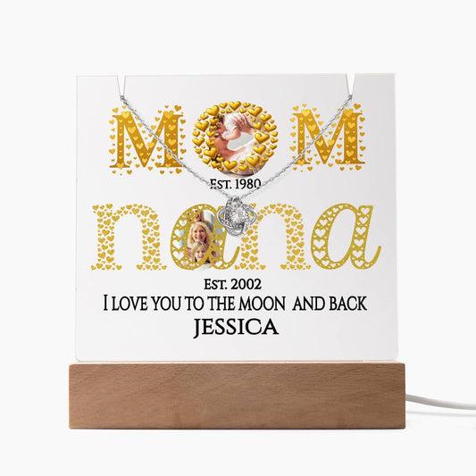 A Custom Love Keepsake Acrylic Bundle for Mom