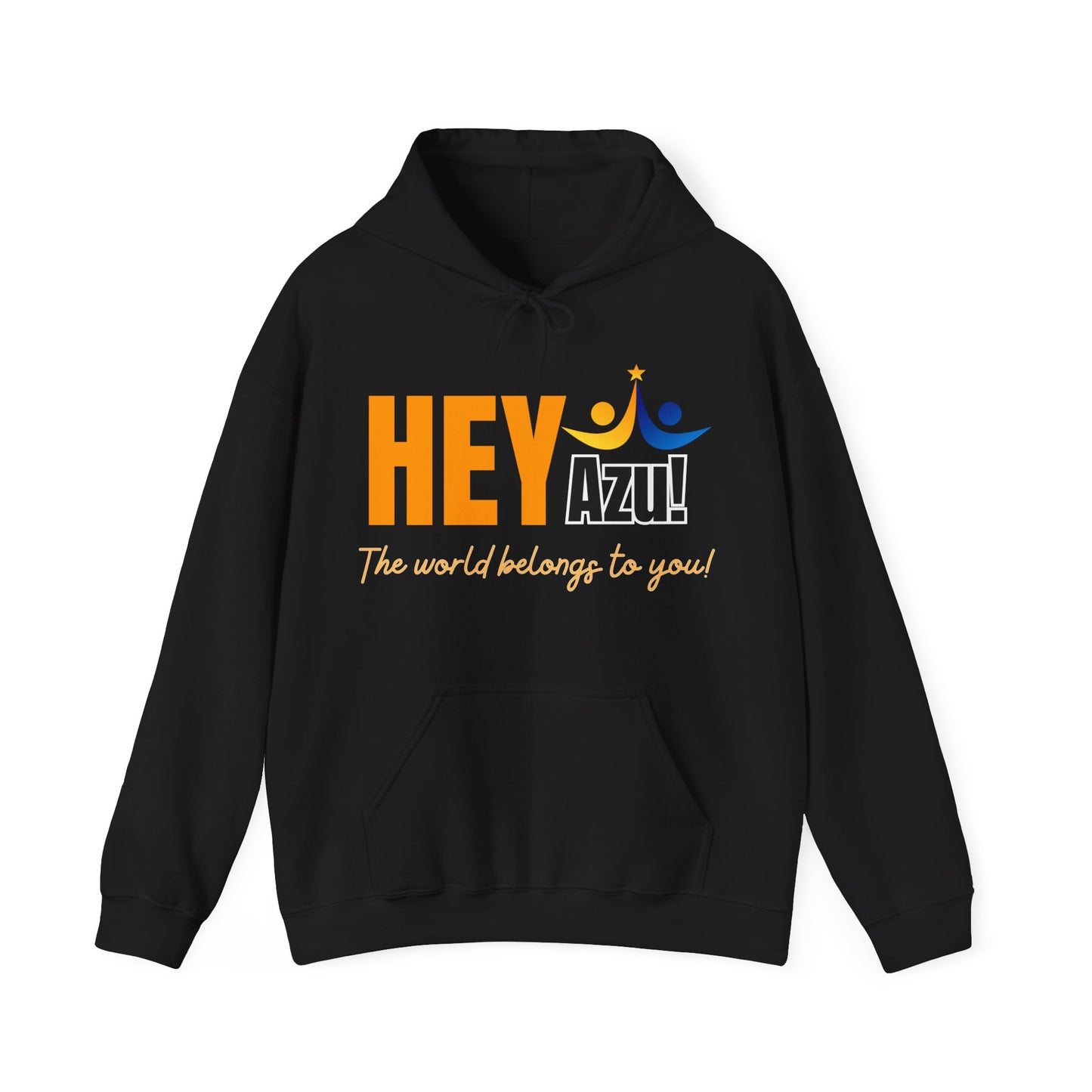 Cheerful Hoodie with Motivational Quote, Unisex Sweatshirt for Everyday Comfort, Gift for Friends, Casual Wear, Inspirational Apparel