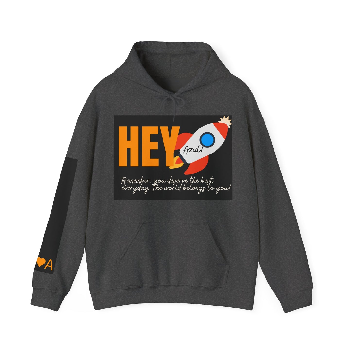 Inspiring Rocket Launch Sweatshirt - Cozy Unisex Hooded Sweatshirt for Motivation, Gifts, Everyday Wear, Unique Fashion