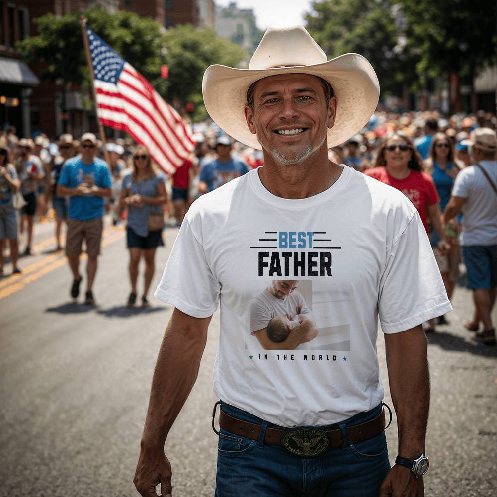 Custom Dad's Photo Unisex T-Shirt hoodie