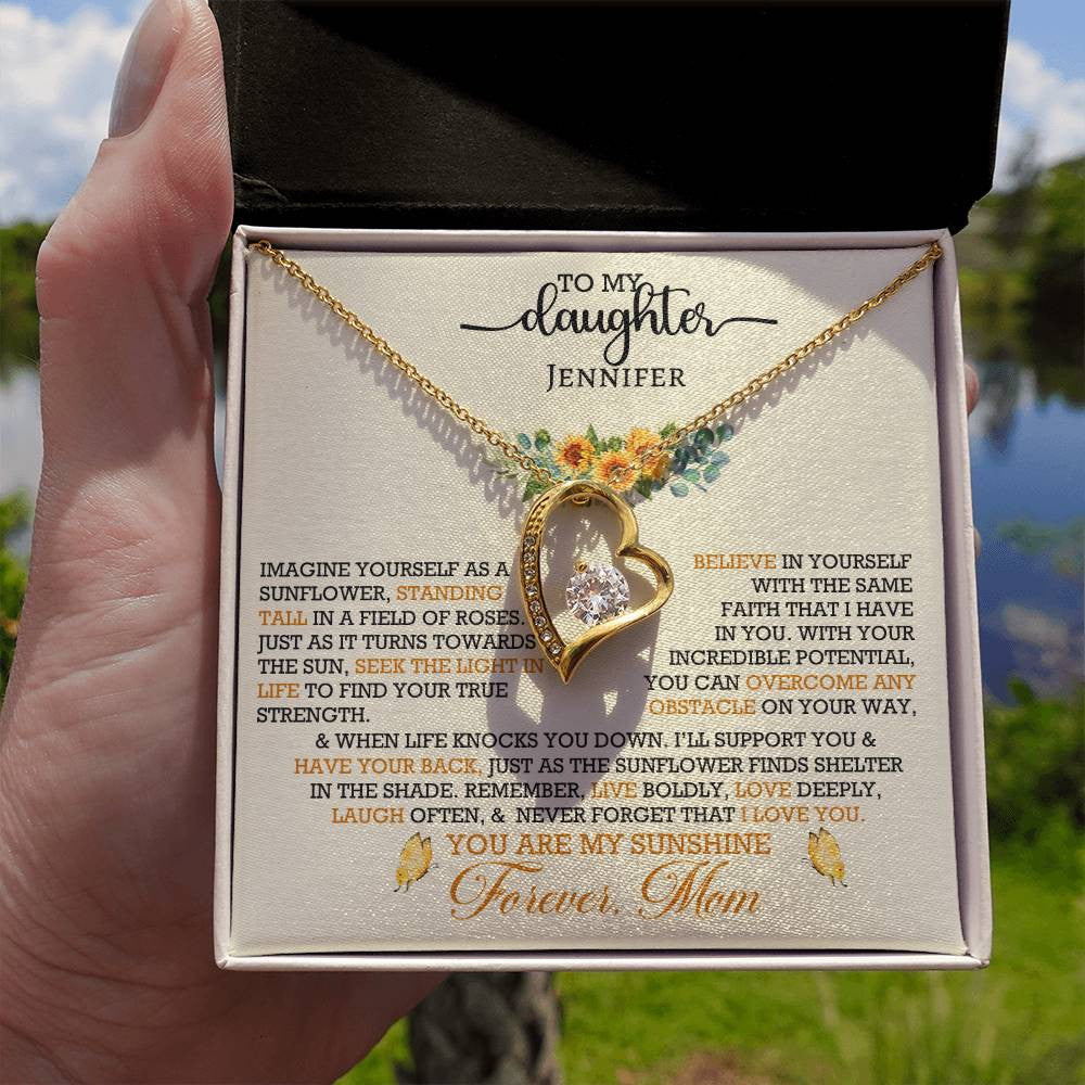 Forever Love Necklace with On Demand Message Card