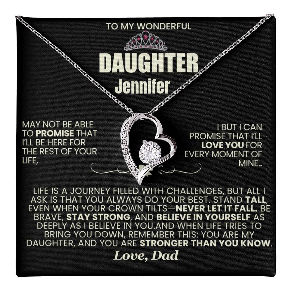 Forever Love Necklace with On Demand Message Card