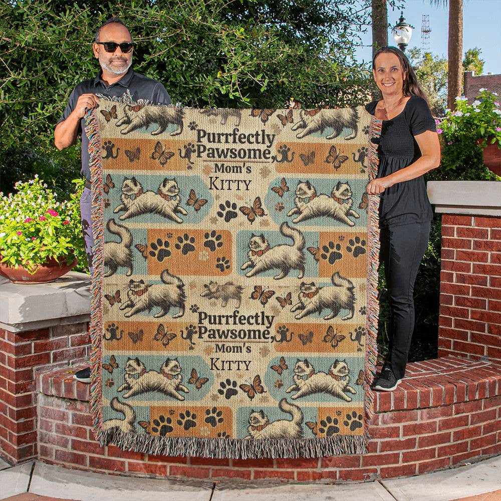 Heirloom Artwork Woven Blanket (Portrait)
