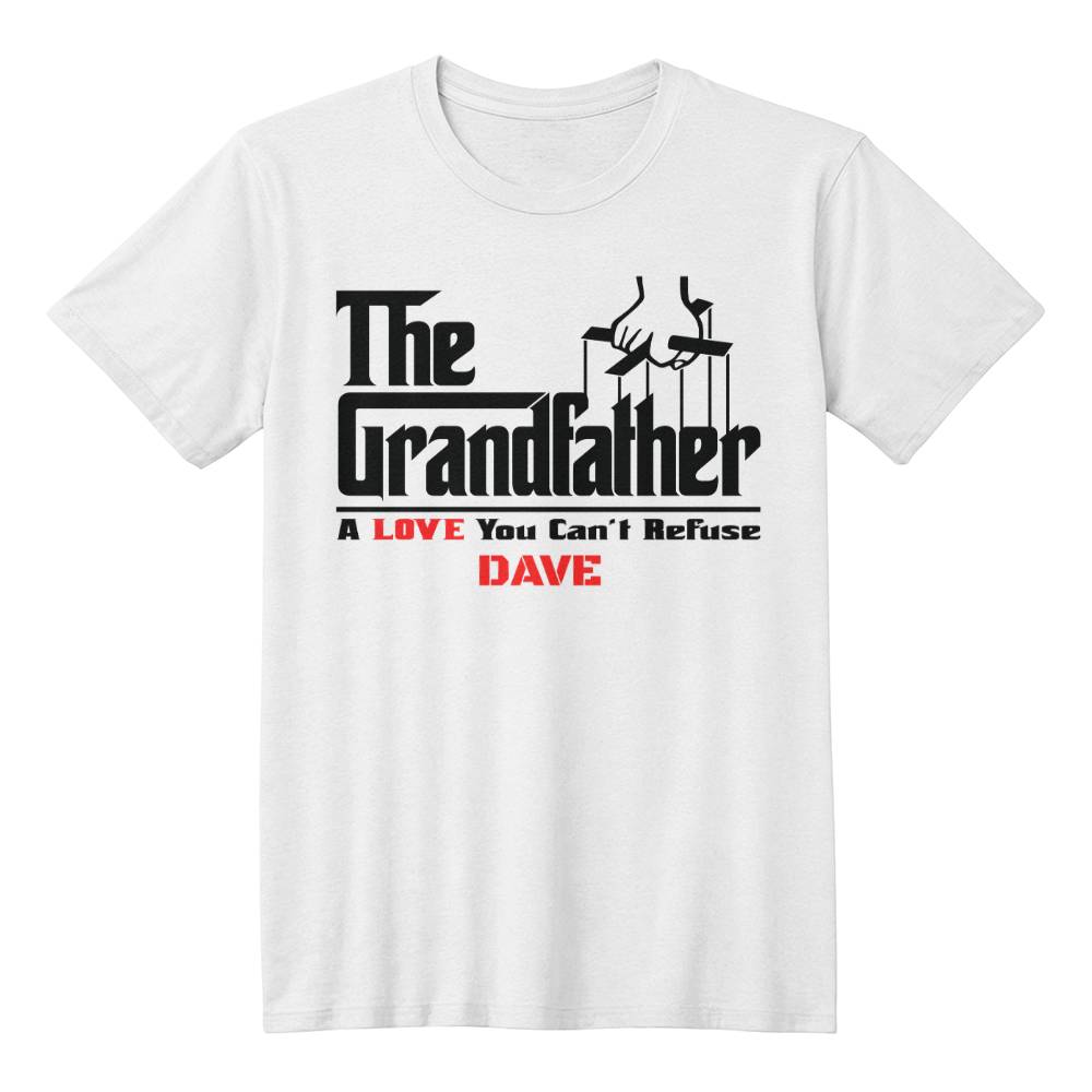 CUSTOM Unisex Love T-Shirt For Grandfather