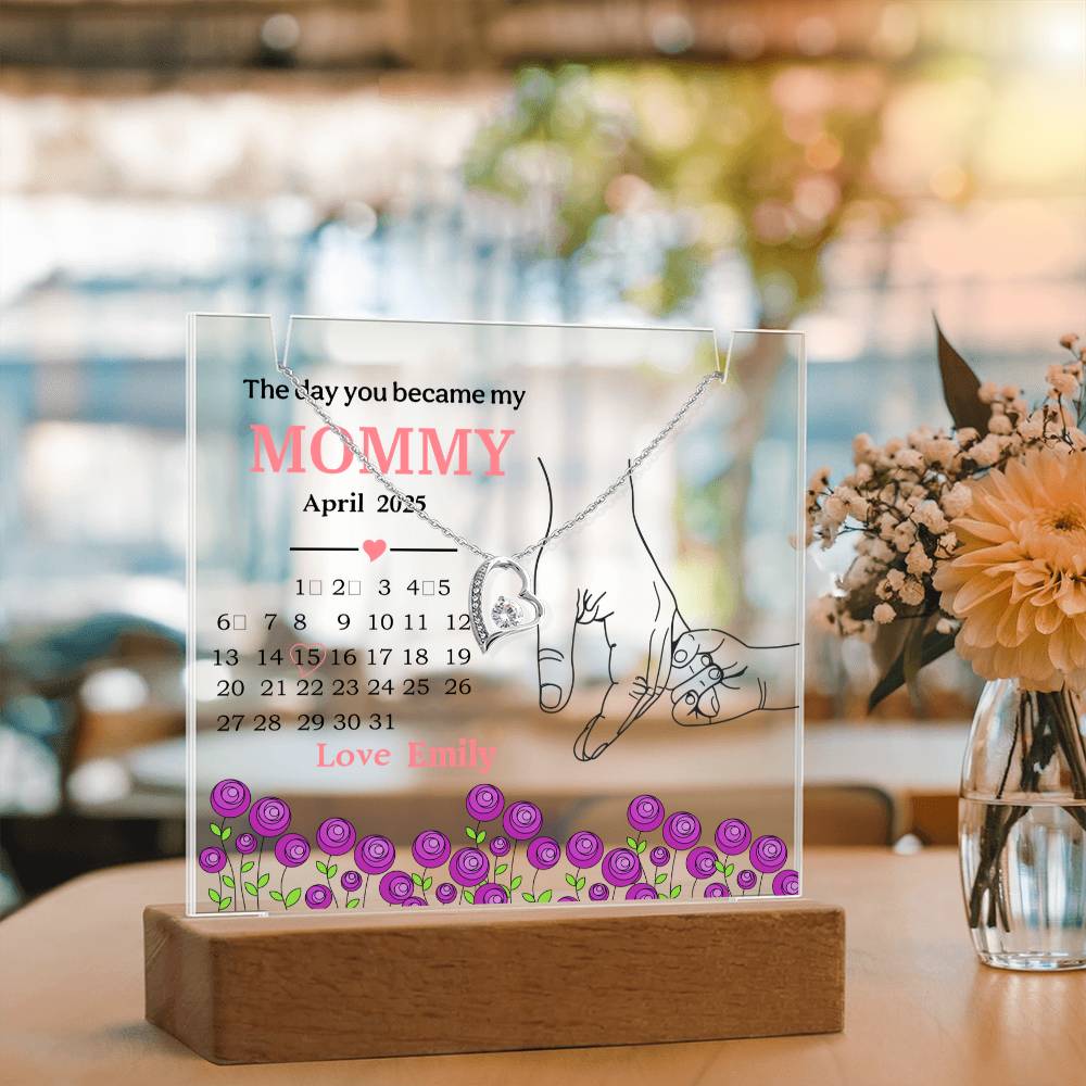 A Custom Acrylic Bundle for a New Mom