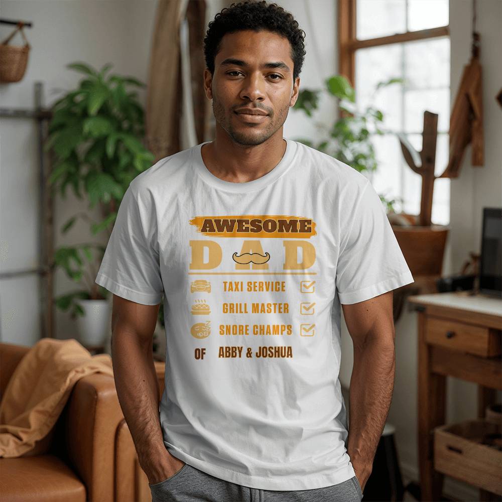 CUSTOM Unisex Pullover Hoodie Tank Top AND TSHIRT for Dad