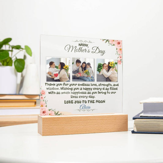 Mother's Day Acrylic Costom Plaque