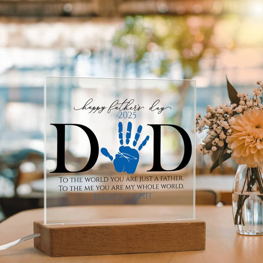 An Acrylic Plaque for Dad
