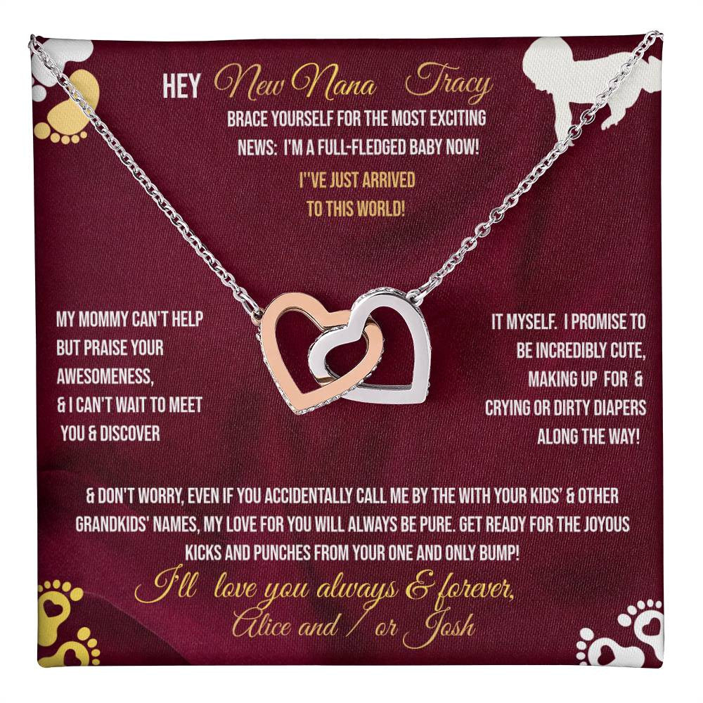 A Custom Love Necklace for a New Grandma.