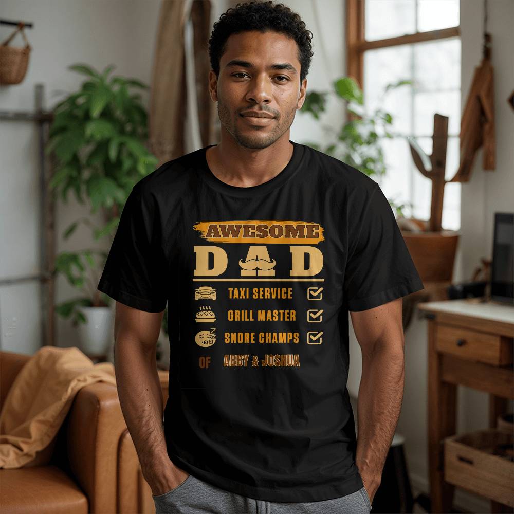 CUSTOM Unisex Pullover Hoodie Tank Top AND TSHIRT for Dad